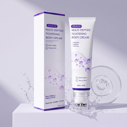 PDRN Multi-Peptide Massaging Body Roller Cream- Anti-aging, Hydrating, Skin Firming & Lifting, Skin Repair, Even Tone, Acne and Dark Spot Treatment, Wart and Mole Removal, and Psoriasis Relief